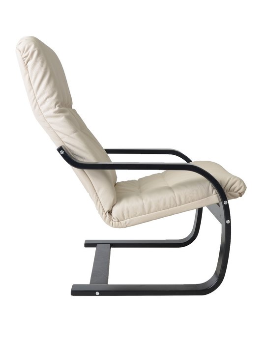  Кресло для отдыха Сайма с черным каркасом - лучшие Интерьерные кресла в INMYROOM