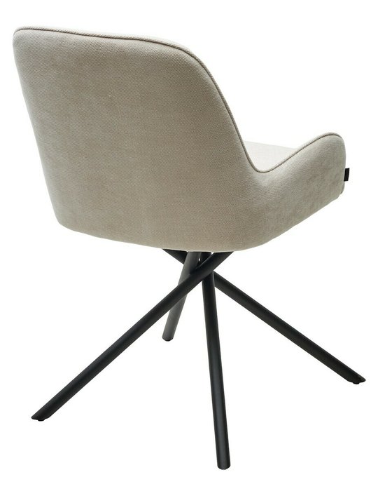 Стул Луиджи Данс вращающийся молочного цвета - лучшие Обеденные стулья в INMYROOM