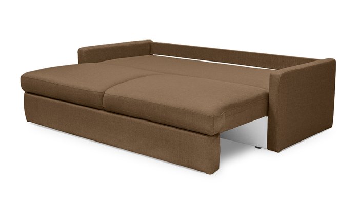 Диван-кровать Стелф ЭКО светло-коричневого цвета - лучшие Прямые диваны в INMYROOM