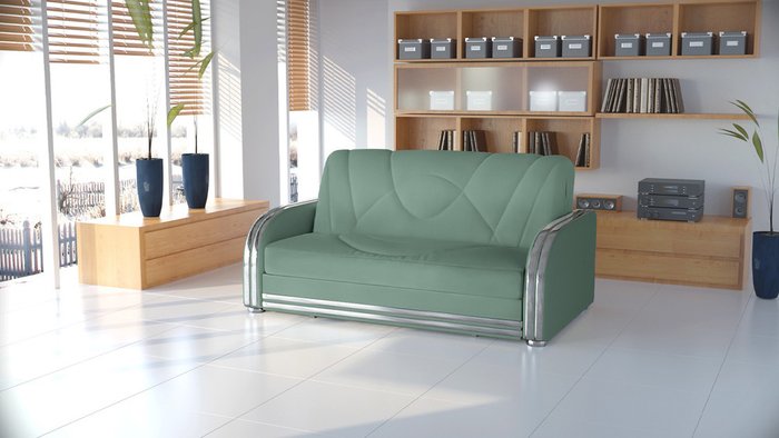 Диван-кровать Андвари S мятного цвета  - купить Прямые диваны по цене 63800.0