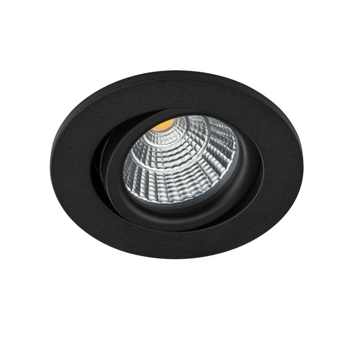 Светодиодный встраиваемый светильник Soffi черного цвета - лучшие Встраиваемые споты в INMYROOM