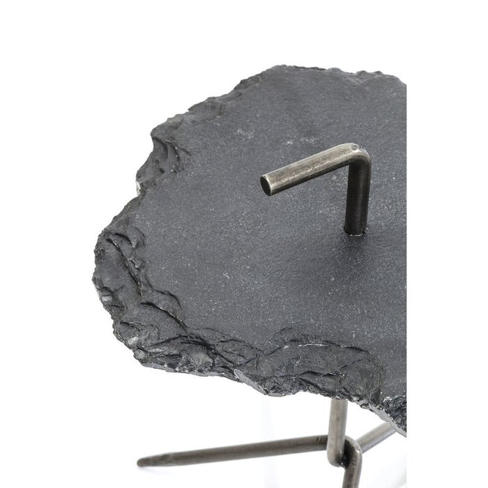 Столик приставной Vulcano Handle со столешницей из песчаника  - лучшие Кофейные столики в INMYROOM