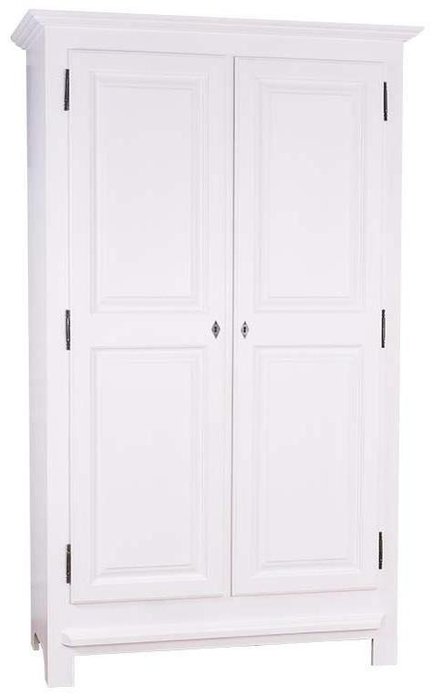 Шкаф-гардероб двухдверный Брюгге белого цвета