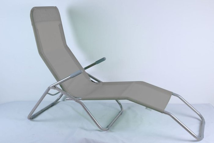 Кресло -шезлонг Капри серого цвета - купить Шезлонги по цене 3967.0