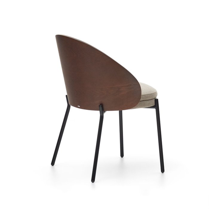 Стул Eamy серо-коричневого цвета - лучшие Обеденные стулья в INMYROOM