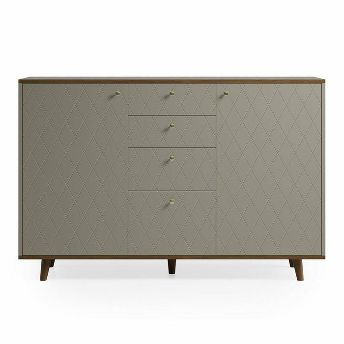 Комод Twin TW060 оливкового цвета - купить Комоды по цене 105100.0 Комод Twin TW060 оливкового цвета - купить Комоды по цене 105100.0