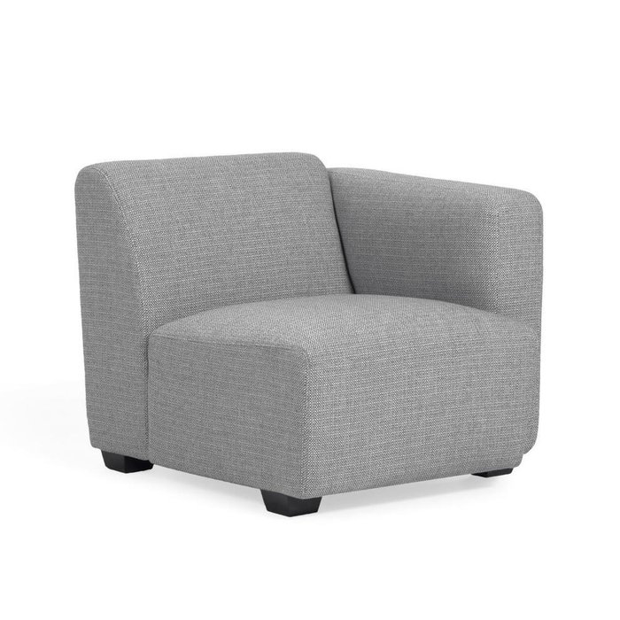 Legara grey seat with left-hand armrest 80 cm