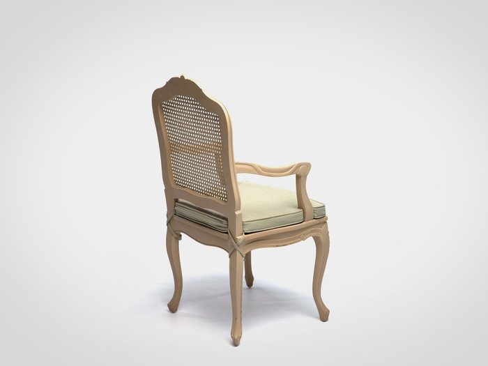 Кресло Агата с ротанговой спинкой - купить Интерьерные кресла по цене 29250.0