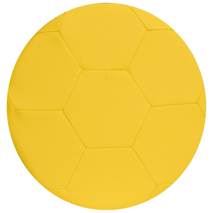 Подушка-сидушка желтого цвета - купить Декоративные подушки по цене 1090.0