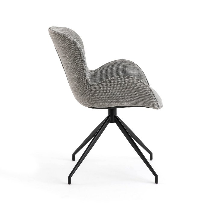 Кресло для стола вращающееся Asyar серого цвета - лучшие Интерьерные кресла в INMYROOM