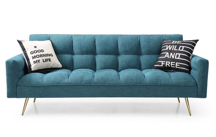 Диван-кровать Madrid синего цвета Диван-кровать Madrid синего цвета