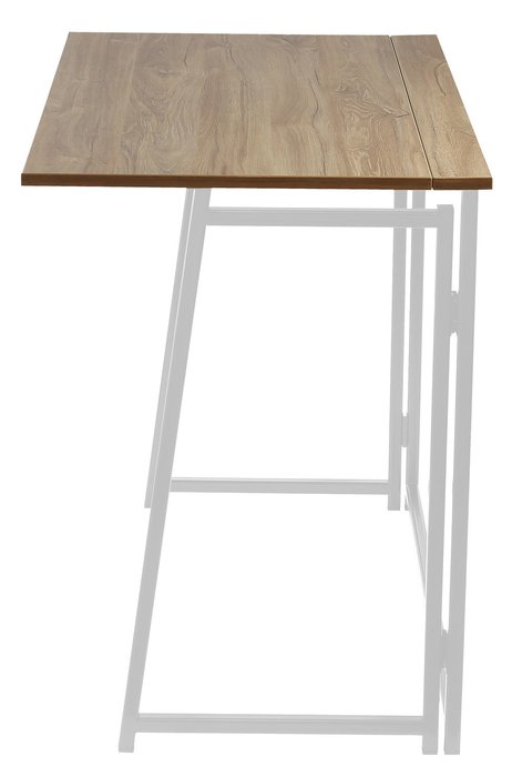 Складной компьютерный стол Skand коричнево-белого цвета - купить Письменные столы по цене 9216.0