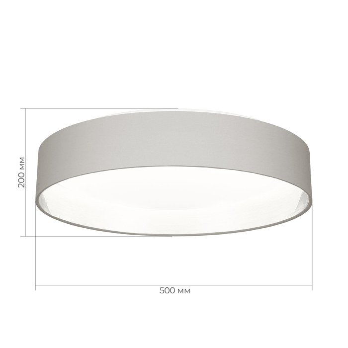 Светильник потолочный Никель/Серый, Серебристый LED 1*50W 3000K/4000K/5000K BRESCIA - купить Потолочные светильники по цене 6745.0 Светильник потолочный Никель/Серый, Серебристый LED 1*50W 3000K/4000K/5000K BRESCIA - купить Потолочные светильники по цене 6745.0