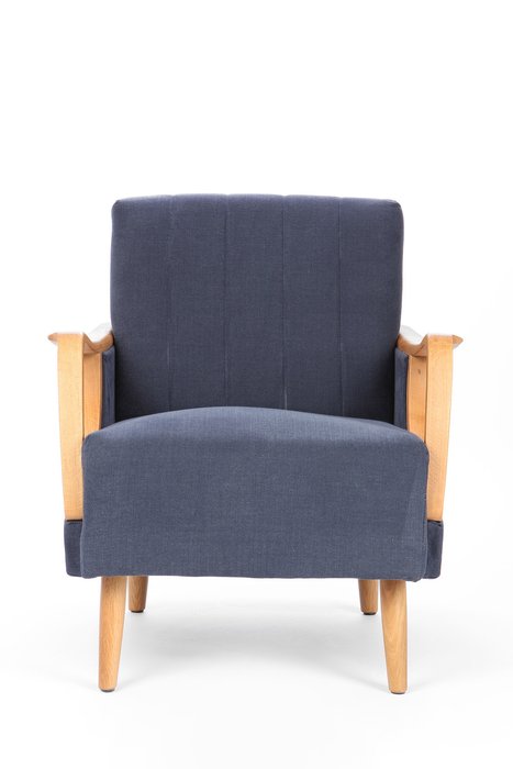 Кресло Theodore темно-синего цвета - купить Интерьерные кресла по цене 101100.0