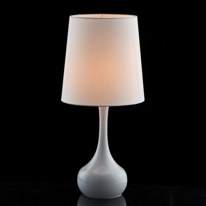 Настольная лампа Салон белого цвета - купить Настольные лампы по цене 9610.0