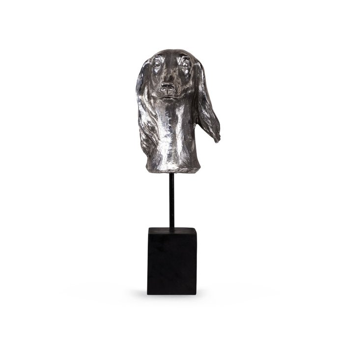 Статуэтка Silver dog с серого цвета - купить Фигуры и статуэтки по цене 16089.0