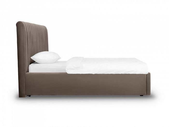 Кровать Dijon 180х200 коричневого цвета с подъемным механизмом - лучшие Кровати для спальни в INMYROOM