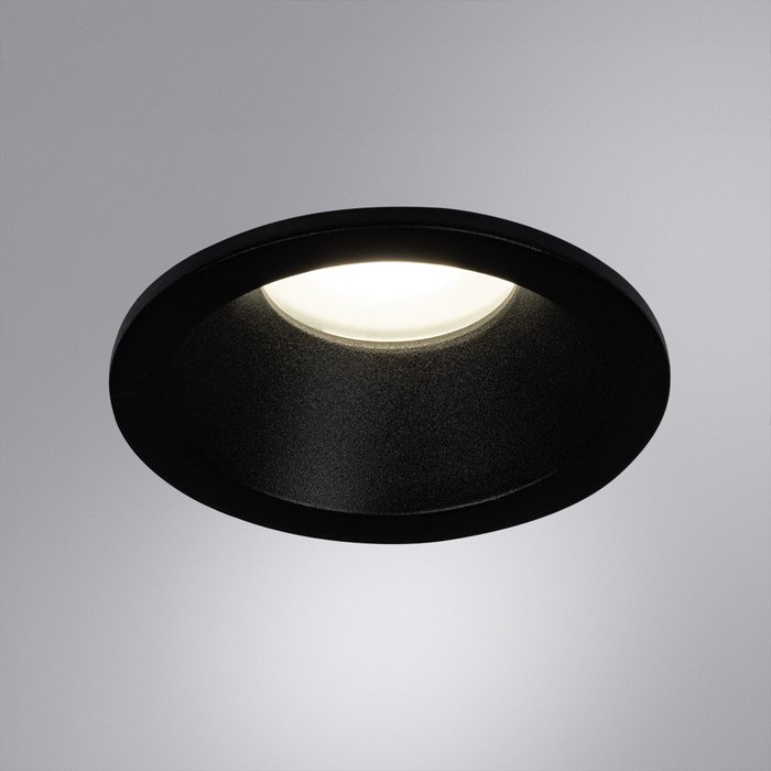 Точечный встраиваемый светильник ARTE LAMP A2869PL-1BK - купить Встраиваемые споты по цене 720.0