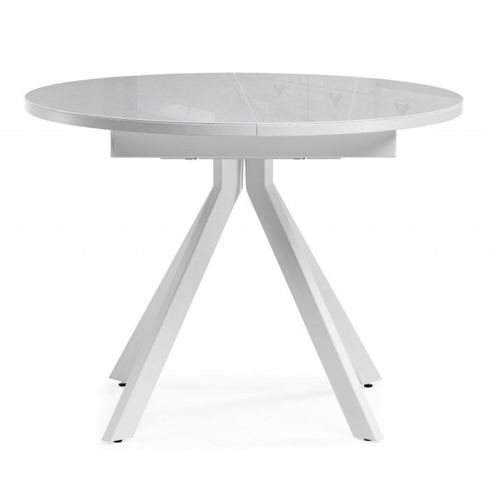Раздвижной обеденный стол Ален белого цвета - купить Обеденные столы по цене 25210.0
