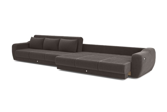 Модульный диван-кровать черного цвета - лучшие Прямые диваны в INMYROOM