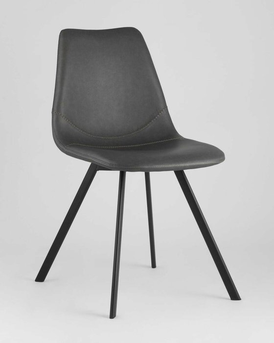 Стул Саксон темно-серого цвета - купить Обеденные стулья по цене 7490.0