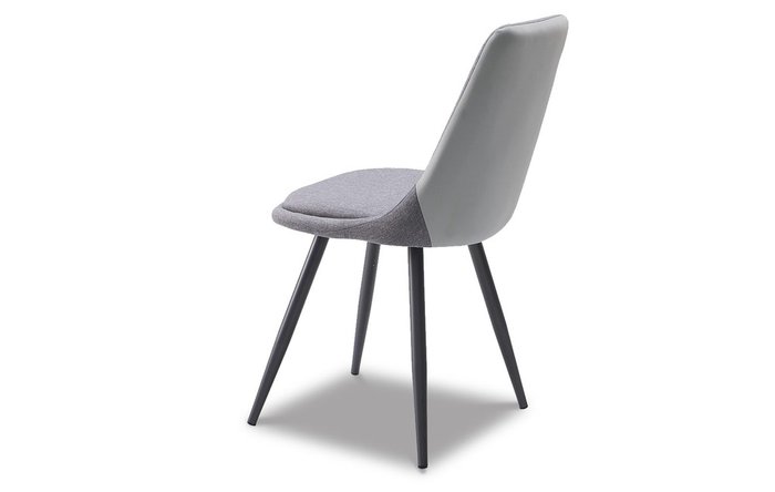 Стул с металлическими ножками серый - купить Обеденные стулья по цене 8140.0