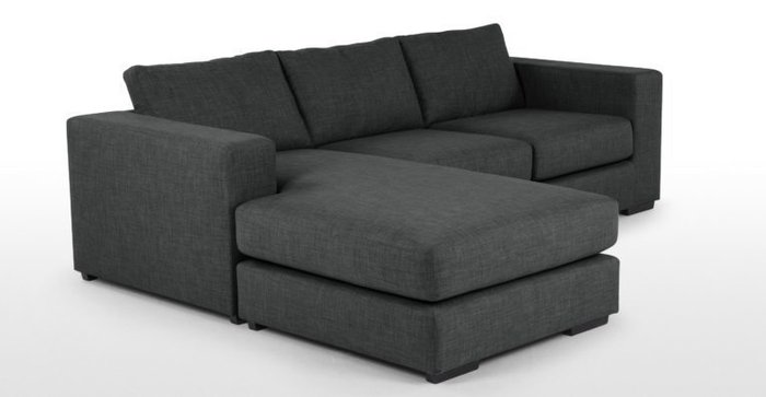 Угловой диван Morti серого цвета - лучшие Угловые диваны в INMYROOM