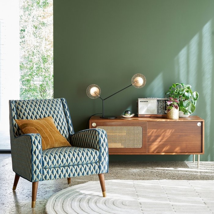 Кресло Y серо-коричневого цвета - лучшие Интерьерные кресла в INMYROOM