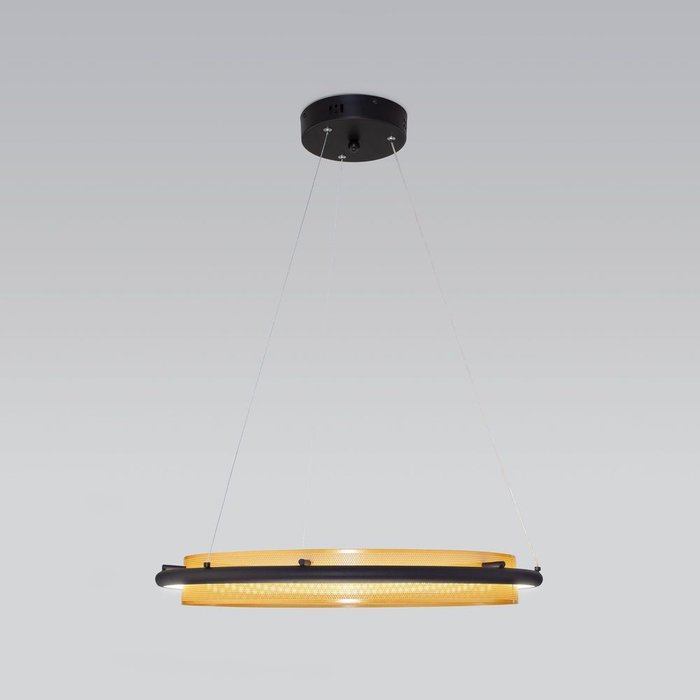 Умный светодиодный светильник 90241/1 черный/ золото Smart - лучшие Подвесные светильники в INMYROOM