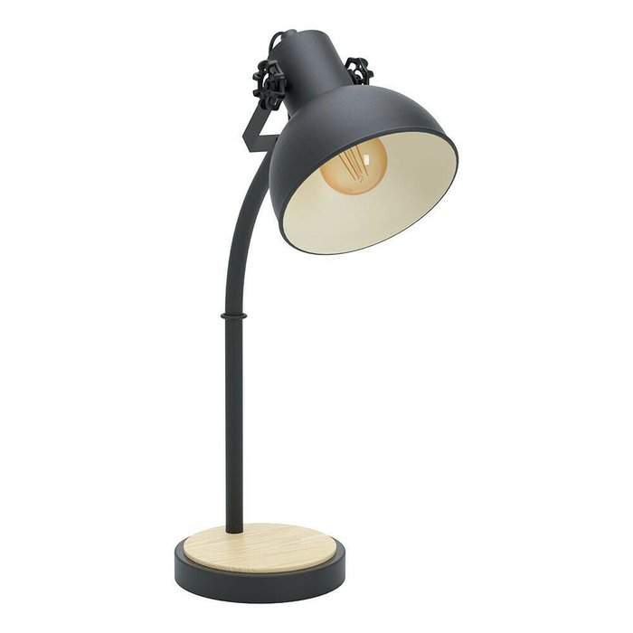 Настольная лампа Lubenham черного цвета