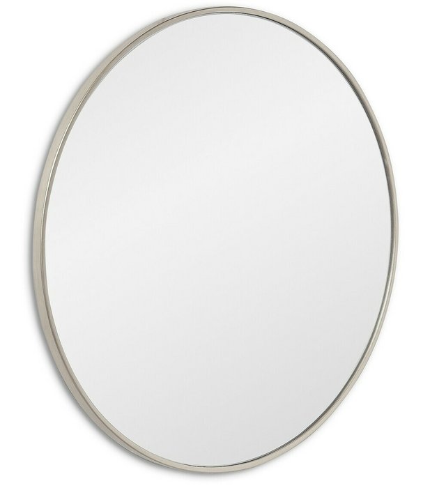 Зеркало настенное Ala M в раме серебряного цвета - купить Настенные зеркала по цене 13200.0