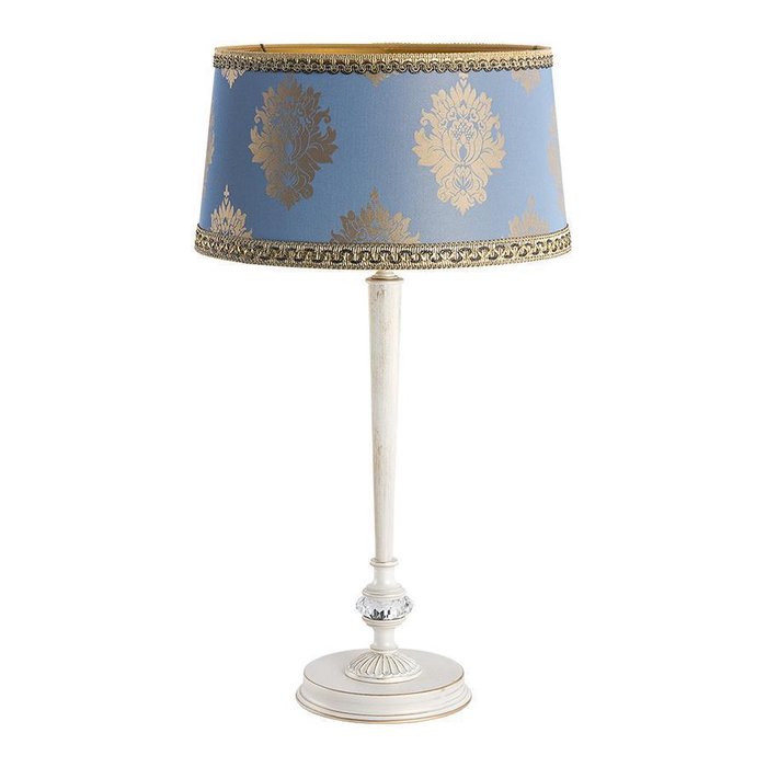 Настольная лампа Coco с голубым абажуром