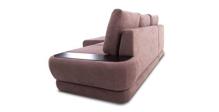 Угловой диван-кровать Гранде коричневого цвета - лучшие Угловые диваны в INMYROOM
