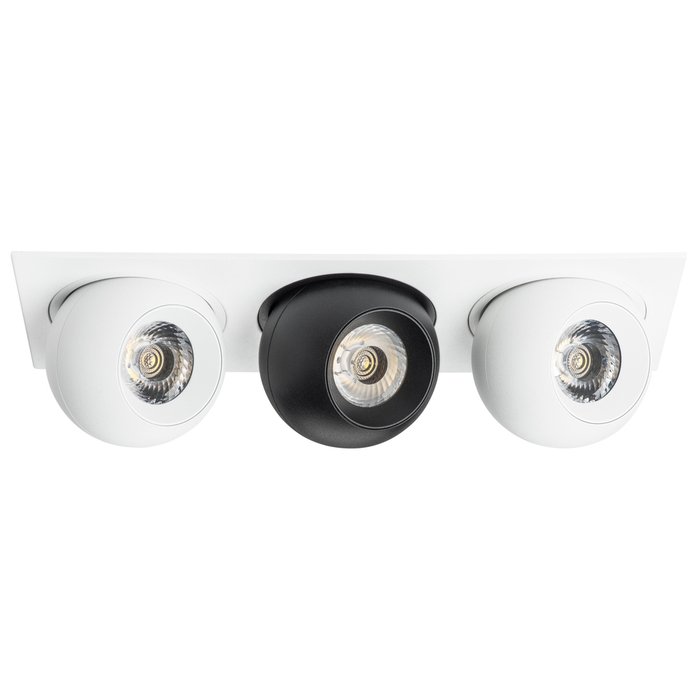 Светильник INTERO LED 9W*3 850LM*3 24G БЕЛЫЙ/ЧЕРНЫЙ 3000K (217536+217062+217072+217062) Светильник INTERO LED 9W*3 850LM*3 24G БЕЛЫЙ/ЧЕРНЫЙ 3000K (217536+217062+217072+217062)