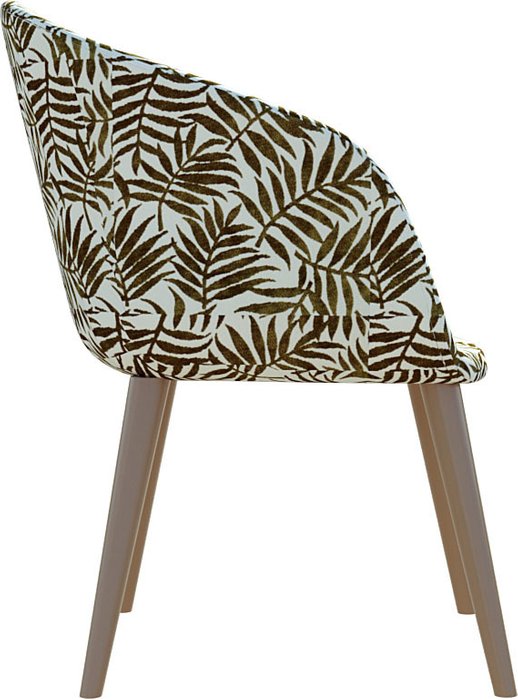 Стул Ракушка бело-коричневого цвета - купить Обеденные стулья по цене 52856.0
