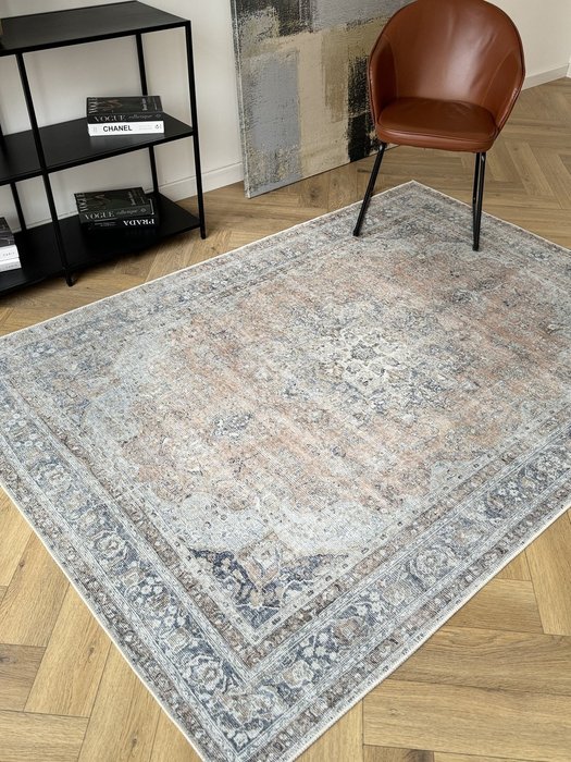 Ковер Soho Queens 280х400 бежево-синего цвета - лучшие Ковры в INMYROOM