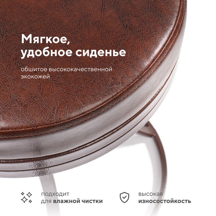 Пуф Мартин коричнево-серебряного цвета - купить Пуфы по цене 5800.0 Пуф Мартин коричнево-серебряного цвета - купить Пуфы по цене 5800.0