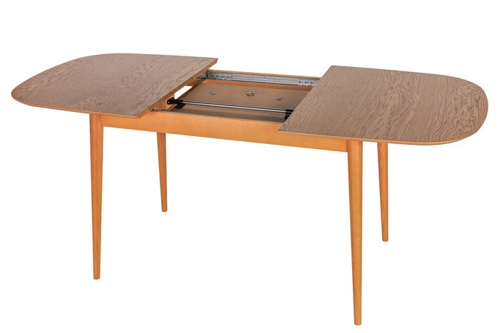 Раздвижной обеденный стол Кадис бежевого цвета - лучшие Обеденные столы в INMYROOM