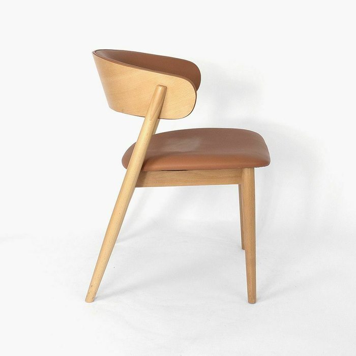 Стул Сиена бежево-коричневого цвета - лучшие Обеденные стулья в INMYROOM