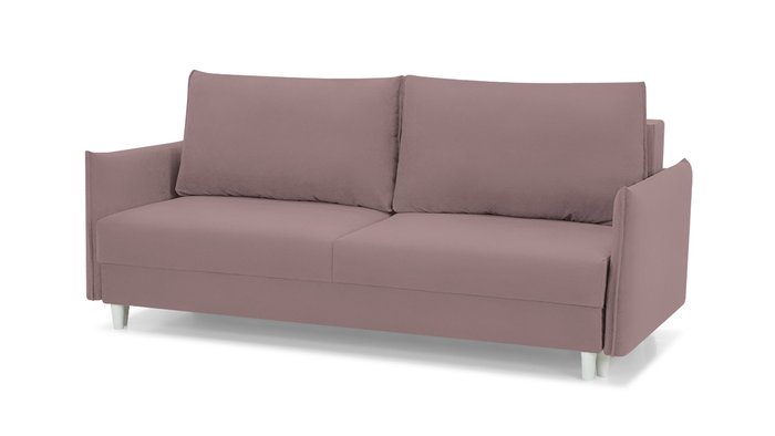 Прямой диван-кровать Портленд Лайт темно-розового цвета - купить Прямые диваны по цене 51500.0