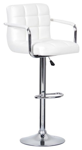 Барный стул Малави белого цвета