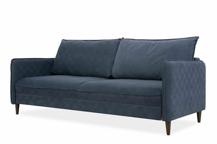 Диван-кровать Хэмптон темно-синего цвета - купить Прямые диваны по цене 95300.0