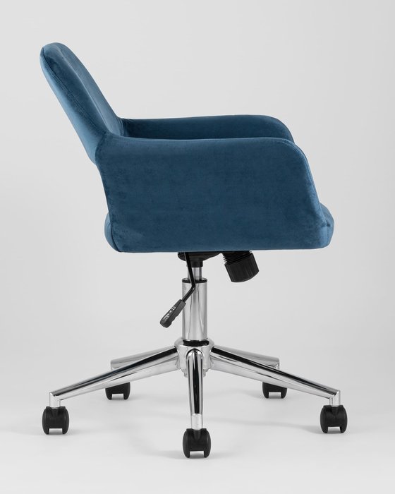 Стул офисный Ross синего цвета - лучшие Офисные кресла в INMYROOM