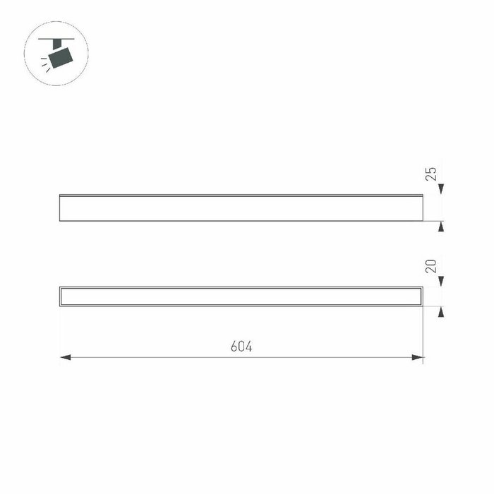 Трековый магнитный светильник Arlight MAG-FLAT-25-L600-18W Warm3000 050058 - лучшие Трековые светильники в INMYROOM Трековый магнитный светильник Arlight MAG-FLAT-25-L600-18W Warm3000 050058 - лучшие Трековые светильники в INMYROOM