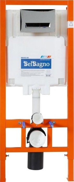 Система инсталляции для унитазов BelBagno без кнопки слива - лучшие Инсталляции для унитаза в INMYROOM