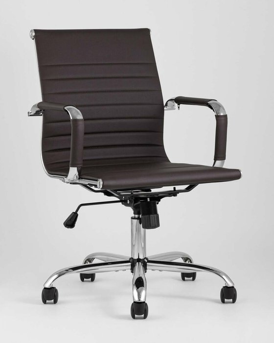 Офисное кресло Top Chairs City S коричневого цвета  - купить Офисные кресла по цене 11990.0