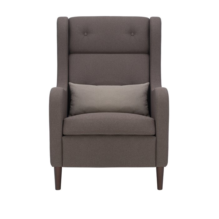 Кресло для отдыха Галант темно-коричневого цвета - купить Интерьерные кресла по цене 18457.0
