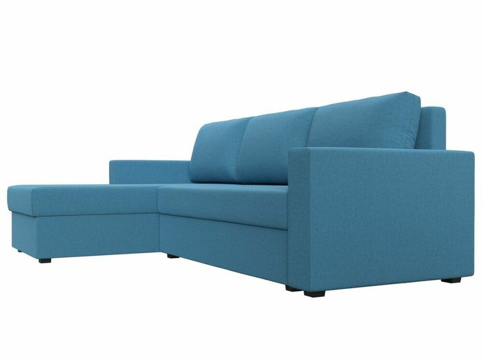 Угловой диван-кровать Траумберг Лайт голубого цвета левый угол - лучшие Угловые диваны в INMYROOM