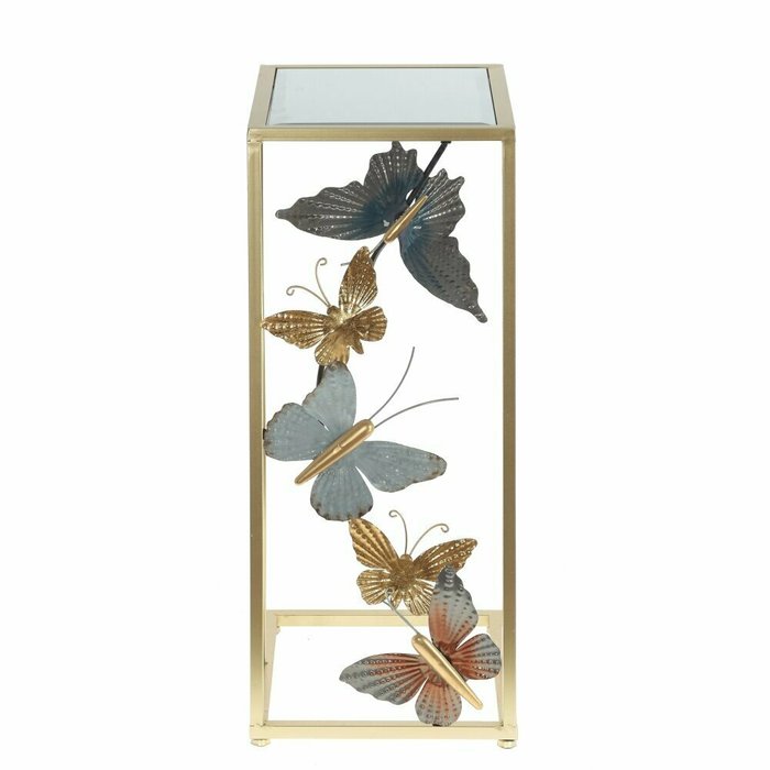 Подставка Бабочки золотого цвета - лучшие Подставки для цветов в INMYROOM
