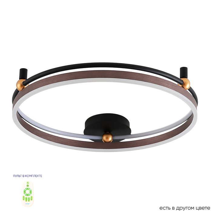 Потолочный светильник FERNANDO PL72W LED COFFEE/BLACK (акрил, цвет белый) Потолочный светильник FERNANDO PL72W LED COFFEE/BLACK (акрил, цвет белый)